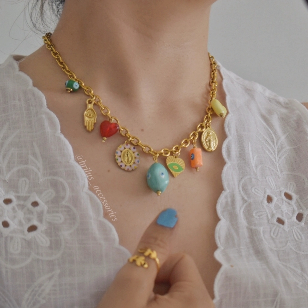 NEW Colorful Charm Necklace (WATERPROOF)